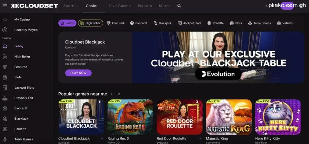 Cloudbet is a cryptocurrency betting platform