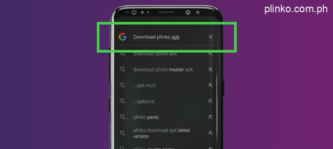 Second step to download Plinko app for Android devices