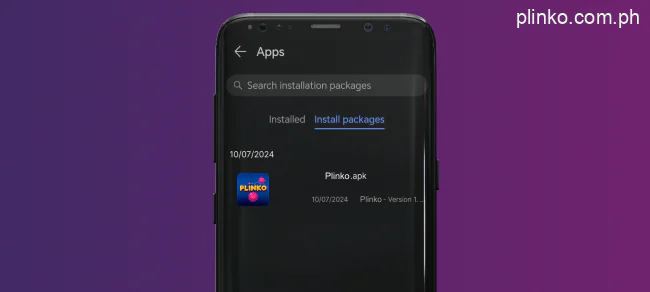 Forth step to download Plinko app for Android devices