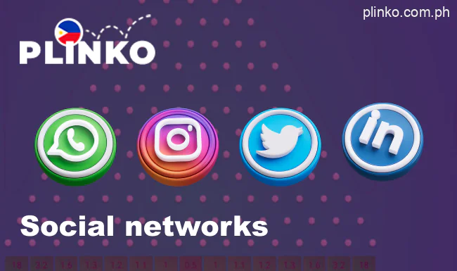 Play Plinko by signing in with social networks